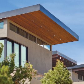 cantilevered roof