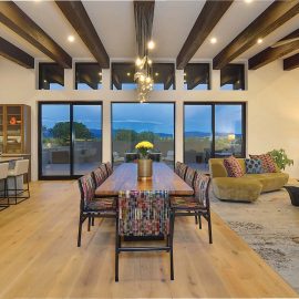 living dining and kitchen
