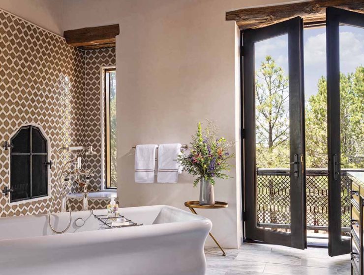 traditional respite bathroom
