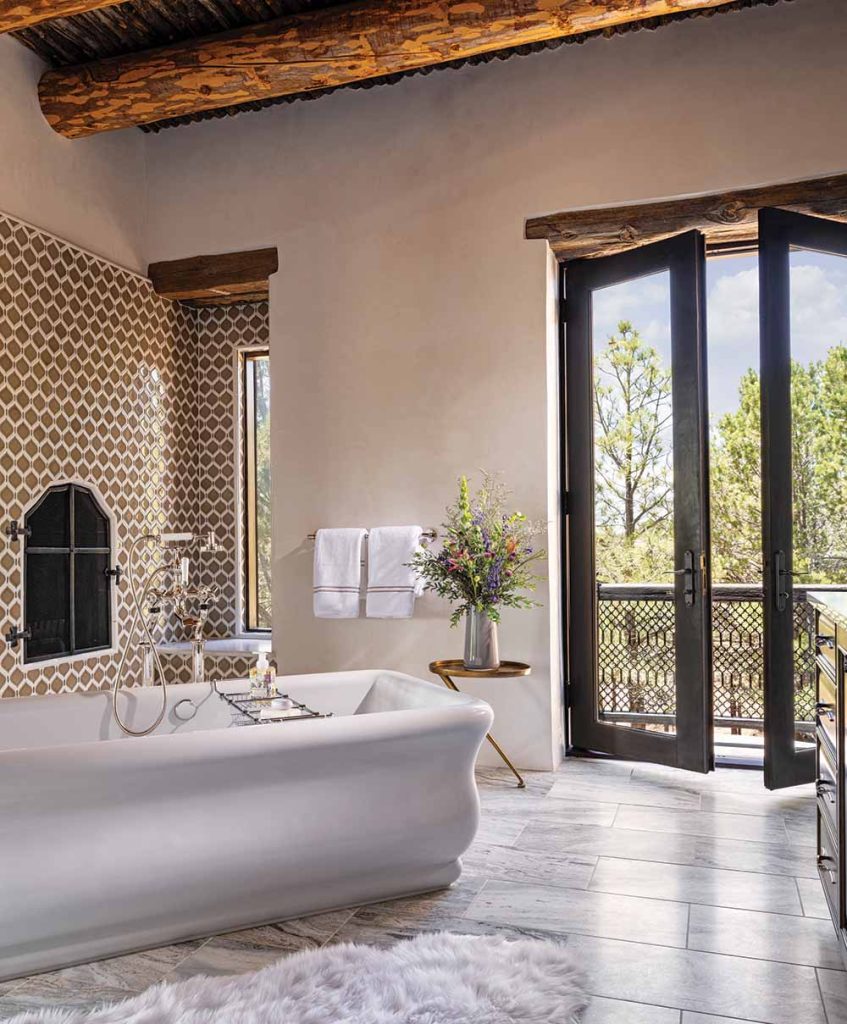 traditional respite bathroom