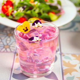 sparkling pomegranate cocktail