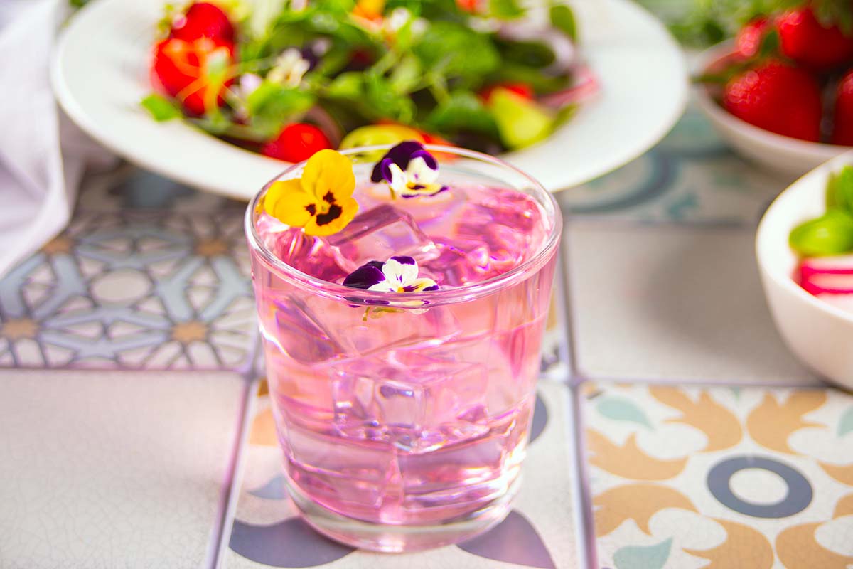 sparkling pomegranate cocktail