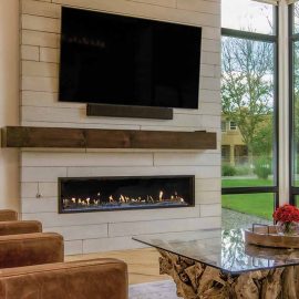 living room fireplace