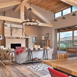 living room with views