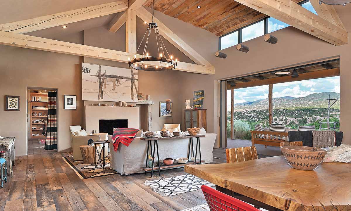 living room with views