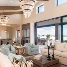 open concept living area