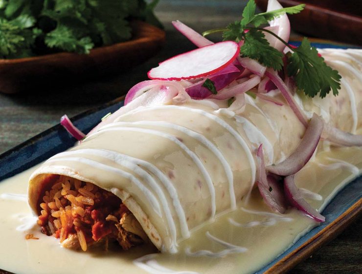 Fiesta Azul burrito
