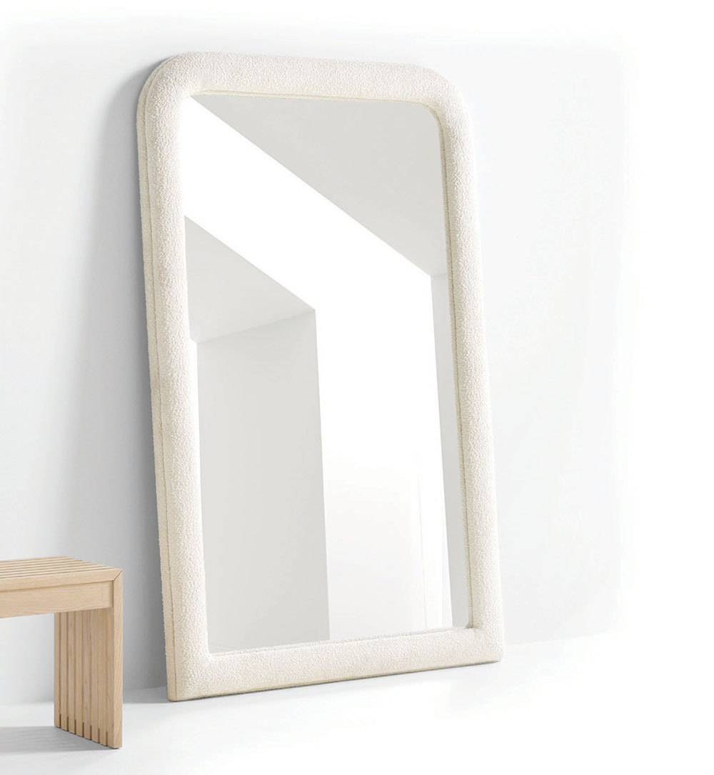 boucle mirror frame