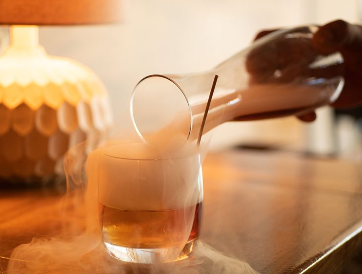 The Abuelito, a smoked Manhattan
